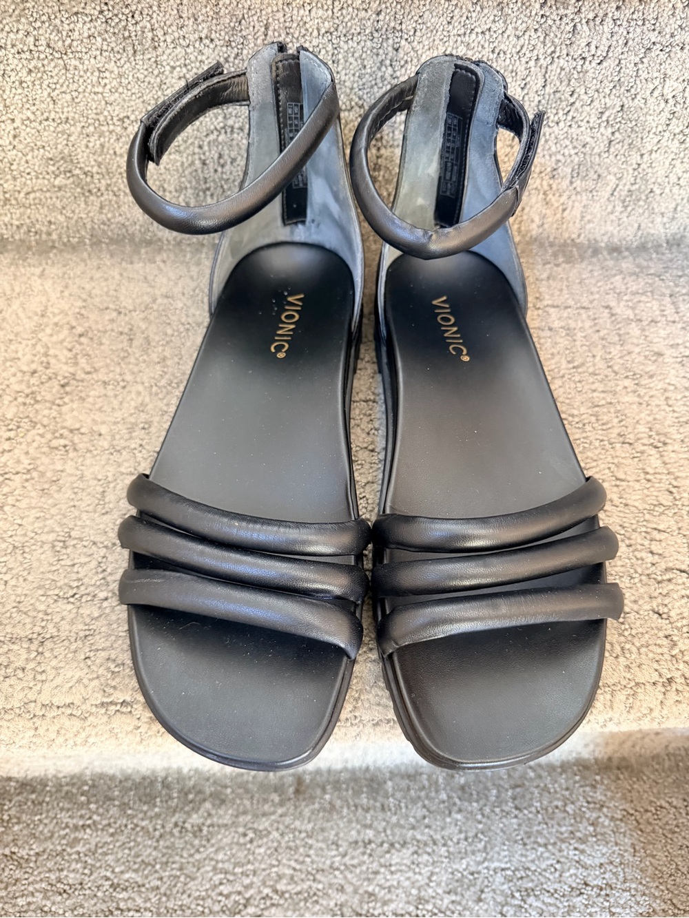 Vionic Strappy Ankle-Wrap Sandals